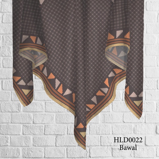 Tudung Bawal (Square Hijab) in HLD0022