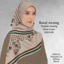 Tudung Bawal (Square Hijab) in HD0123