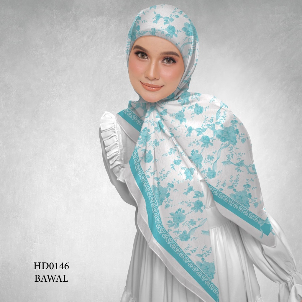 Tudung Bawal (Square Hijab) in HD0146