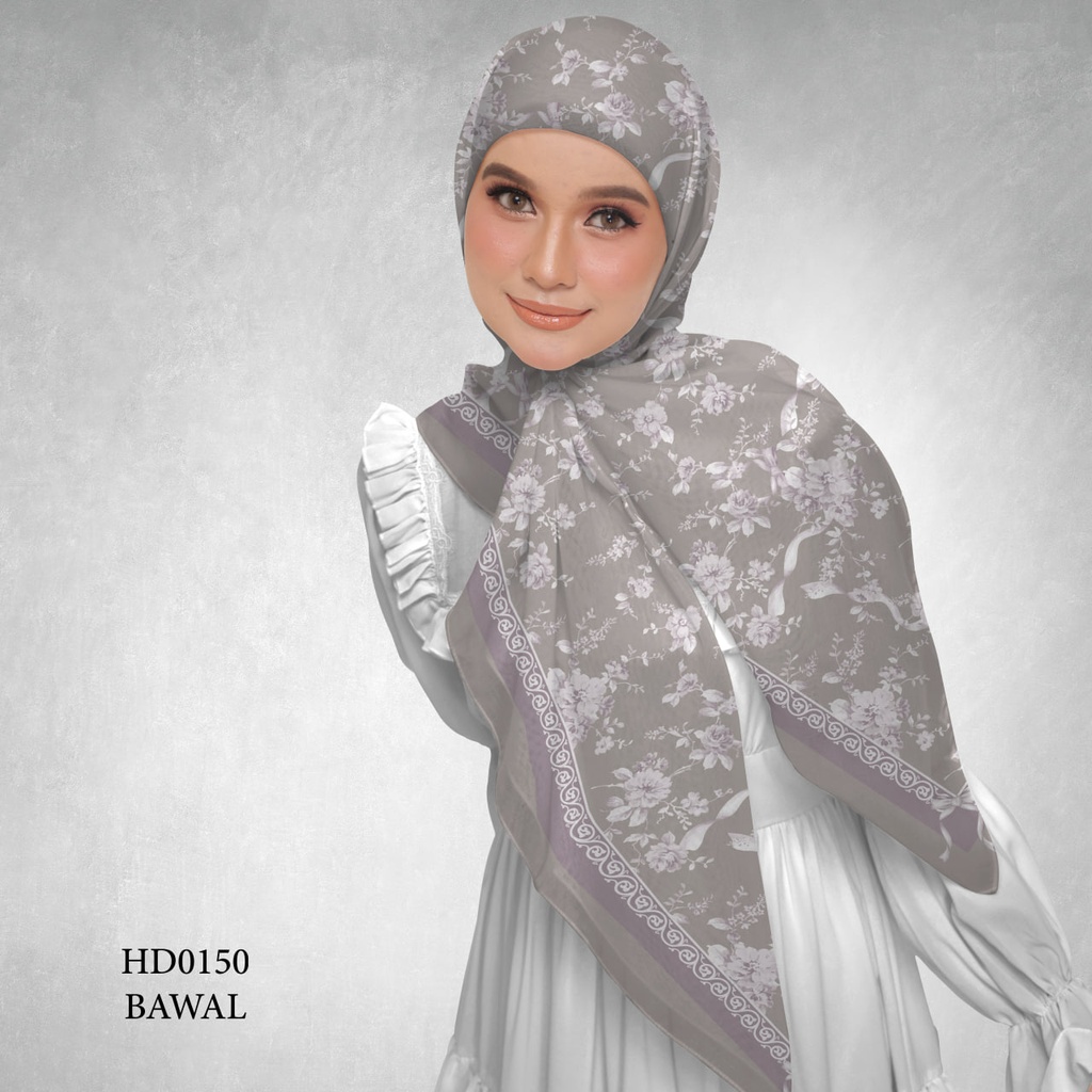 Tudung Bawal (Square Hijab) in HD0150