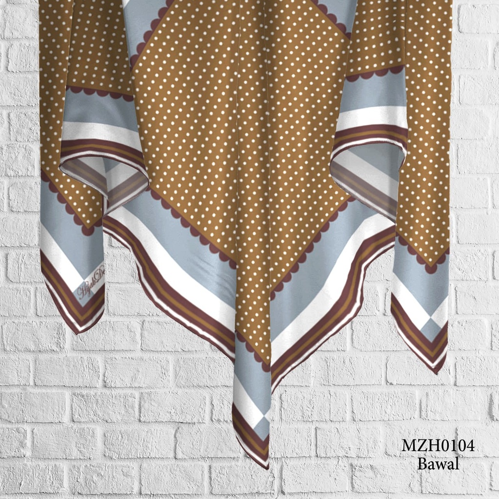 Tudung Bawal (Square Hijab) in MZH0104