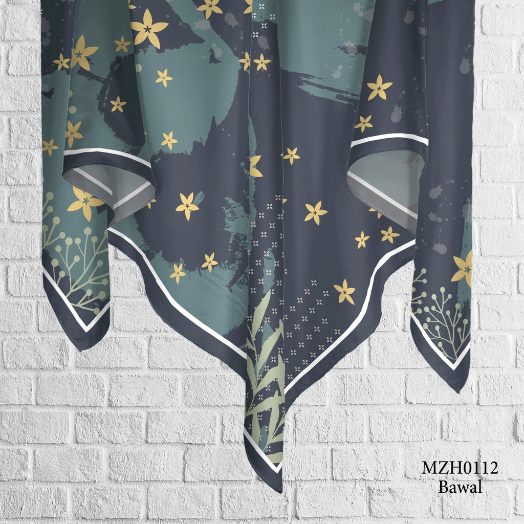 Tudung Bawal (Square Hijab) in MZH0112
