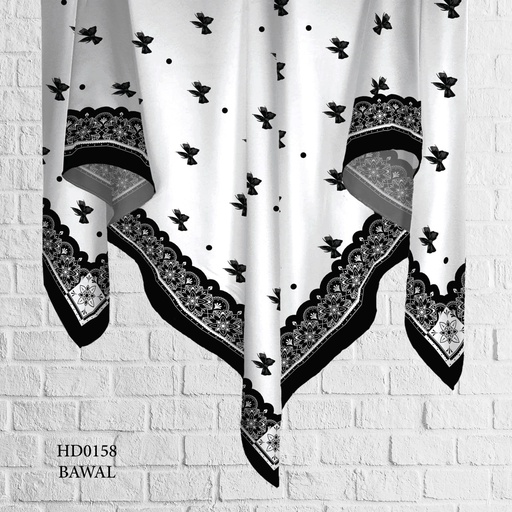 Tudung Bawal (Square Hijab) in HD0158