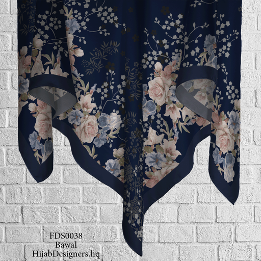 Tudung Bawal (Square Hijab) in FDS0038 by Fatah Design Scarf  