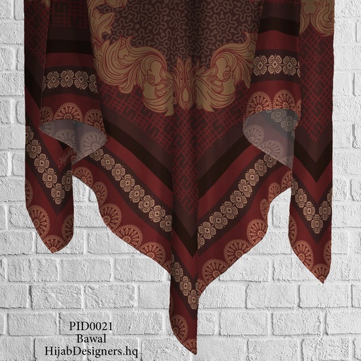 Tudung Bawal (Square Hijab) in PID0021