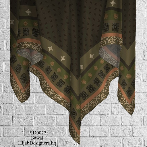 Tudung Bawal (Square Hijab) in PID0022