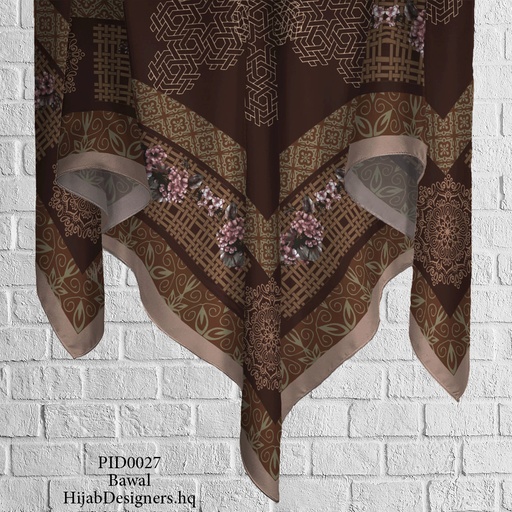 Tudung Bawal (Square Hijab) in PID0027