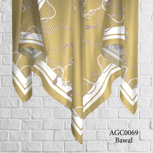 Tudung Bawal (Square Hijab) in AGC0069